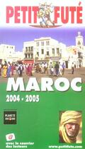 Couverture du livre « MAROC (édition 2004/2005) » de Collectif Petit Fute aux éditions Le Petit Fute