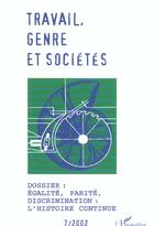 Couverture du livre « Égalité parité discrimination ; l'histoire continue » de  aux éditions L'harmattan