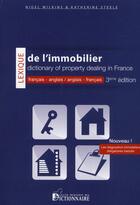 Couverture du livre « Lexique de l'immobilier » de Pierre Boi aux éditions Dicoland/lmd