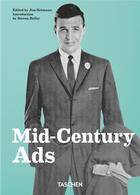 Couverture du livre « Mid-century ads » de Steven Heller et Jim Heimann aux éditions Taschen
