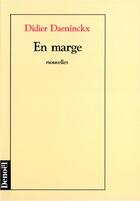 Couverture du livre « En marge » de Didier Daeninckx aux éditions Denoel