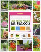Couverture du livre « Les bons plans du balcon » de Rosenn Le Page et Armelle Cottenceau aux éditions Solar