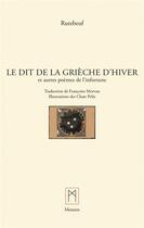 Couverture du livre « Le Dit de la grièche d'hiver » de Rutebeuf et Chats Pelés aux éditions Mesures