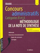Couverture du livre « Methodologie De La Note De Synthese N.4 ; 2e Edition » de Remy Le Saout aux éditions Vuibert