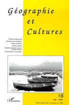 Couverture du livre « Géographie et cultures t.18 » de  aux éditions L'harmattan