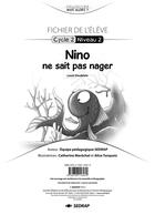 Couverture du livre « Nino ne sait pas nager - fichier cp » de  aux éditions Sedrap