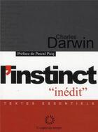 Couverture du livre « L'instinct » de Charles Darwin aux éditions L'esprit Du Temps