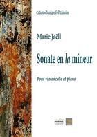 Couverture du livre « Sonate en la mineur pour violoncelle et piano » de Marie Jaell aux éditions Delatour