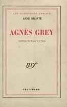 Couverture du livre « Agnes grey » de Anne Bronte aux éditions Gallimard