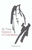 Couverture du livre « Epouses et concubines » de Tong Su aux éditions Flammarion