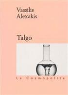 Couverture du livre « Talgo » de Vassilis Alexakis aux éditions Stock