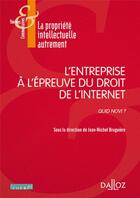 Couverture du livre « L'entreprise à l'épreuve du droit de l'internet » de Jean-Michel Bruguiere et Collectif aux éditions Dalloz