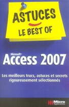 Couverture du livre « Access 2007 » de Herve Inisan aux éditions Micro Application