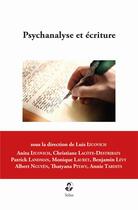 Couverture du livre « Psychanalyse et écriture » de Ouvrage Collectif aux éditions Stilus