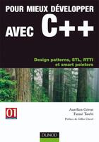 Couverture du livre « Pour mieux développer avec c++ » de Geron/Tawbi aux éditions Dunod