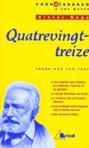 Couverture du livre « Quatrevingt-treize, de Victor Hugo » de Thanh-Van Ton-That aux éditions Breal