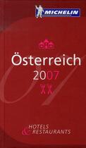 Couverture du livre « Guide rouge Michelin ; guide michelin osterreich 2007 » de Collectif Michelin aux éditions Michelin