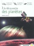 Couverture du livre « A la decouverte des planetes » de Robert Giraud aux éditions Pere Castor