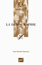 Couverture du livre « Demographie (5e ed) (la) » de Chesnais J.C. aux éditions Que Sais-je ?