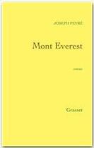 Couverture du livre « Mont Everest » de Peyre-J aux éditions Grasset