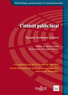 Couverture du livre « L'intérêt public local » de Tiphaine Rombauts-Chabrol aux éditions Dalloz