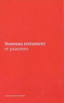 Couverture du livre « Nouveau testament et psaumes - couverture vinyle rose » de Aelf aux éditions Emmanuel