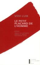 Couverture du livre « Le petit placard de l'homme » de Viivi Luik aux éditions Pierre-guillaume De Roux