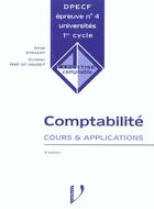 Couverture du livre « Dpecf N.4 ; Comptabilite ; 4e Edition » de Evraert aux éditions Vuibert