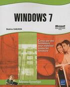 Couverture du livre « Windows 7 » de Beatrice Daburon aux éditions Eni