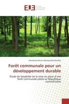 Couverture du livre « Foret communale pour un developpement durable » de Waneyombo-Brachka-D aux éditions Editions Universitaires Europeennes