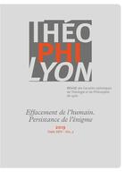 Couverture du livre « Theophilyon xxiv vol 2 - 2019 - l'homme, une enigme pour l'homme » de  aux éditions Artege Presse