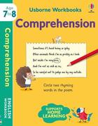 Couverture du livre « Usborne workbooks comprehension 7-8 » de Young/Paganelli aux éditions Usborne