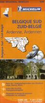 Couverture du livre « Belgique sud, ardenne / zuid-belgie, ardennen » de Collectif Michelin aux éditions Michelin