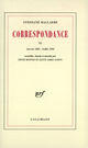 Couverture du livre « Correspondance - vol06 - janvier 1893 - juillet 1894 » de Stephane Mallarme aux éditions Gallimard (patrimoine Numerise)