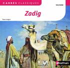 Couverture du livre « Zadig » de Voltaire aux éditions Nathan