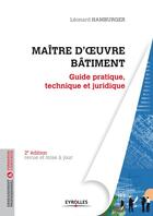 Couverture du livre « Maître d'oeuvre bâtiment (2e édition) » de Leonard Hamburger aux éditions Eyrolles