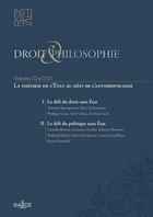 Couverture du livre « La theorie de l'etat au defi de l'anthropologie - droit & philosophie - vol. xii » de  aux éditions Dalloz