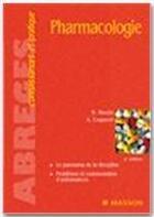 Couverture du livre « Pharmacologie » de Maurice Moulin et Antoine Coquerel aux éditions Elsevier-masson