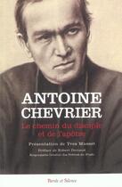 Couverture du livre « Chemin du disciple et de l'apotre » de Chevrier Antoin aux éditions Parole Et Silence