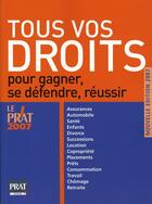 Couverture du livre « Tous vos droits 2007 » de  aux éditions Prat