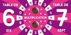 Couverture du livre « Les tables de multiplication de 6-7-8-9 » de Serge Morinbedou aux éditions Frichtre