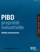 Couverture du livre « PIBD T.848 ; propriété industrielle » de  aux éditions Documentation Francaise