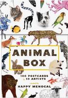 Couverture du livre « Animal Box 100 Postcards /Anglais » de Happy Menocal aux éditions Princeton Architectural