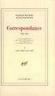 Couverture du livre « Correspondance - vol01 - (1904-1914)-avril 1904 - avril 1907 » de Riviere aux éditions Gallimard (patrimoine Numerise)