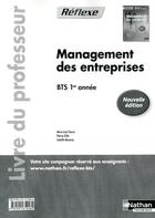 Couverture du livre « Management des entreprises bts 1 (pochette reflexe) professeur 2012 » de Chacon Benito/Gillet aux éditions Nathan