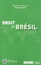 Couverture du livre « Droit du Brésil » de  aux éditions Lgdj