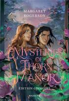 Couverture du livre « Mysteries of thorn manor » de Margaret Rogerson aux éditions Bigbang