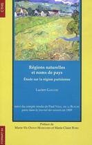 Couverture du livre « Regions naturelles et noms de pays » de Robic/Vic Ozouf aux éditions Cths Edition