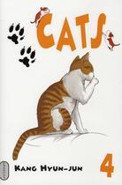 Couverture du livre « Cats Tome 4 » de Hyun-Jun Kang aux éditions Milan