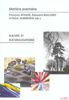 Couverture du livre « Nature et naturalisations » de Athane F aux éditions Syllepse